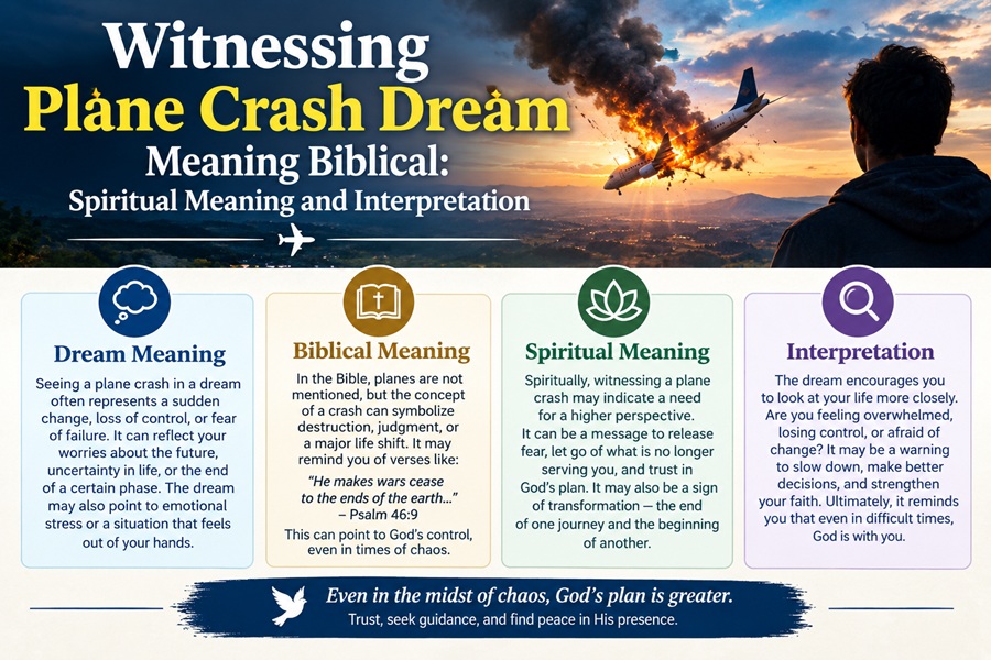Witnessing Plane Crash Dream Meaning Biblical