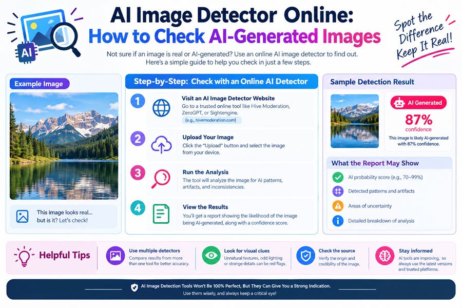 AI Image Detector Online