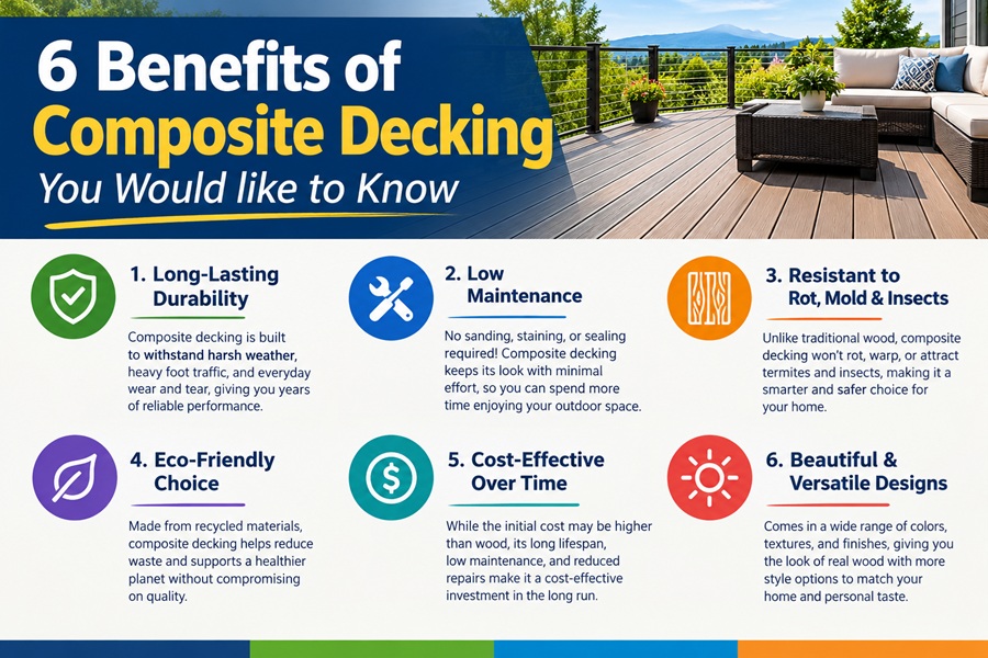6 Benefits of Composite Decking